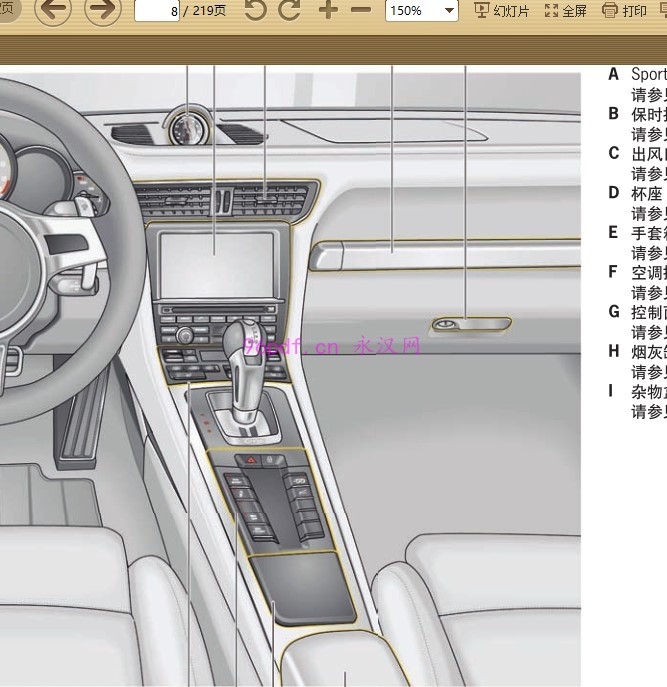 2013-2014款 保时捷911 GT3使用说明书 用户使用手册 车主手册