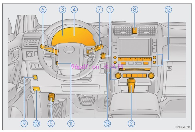 2012-2015 雷克萨斯 GX400 使用说明书 用户手册 车主使用操作手册 2013 2014