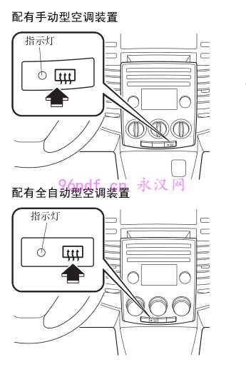 2008 马自达5 M5 使用说明书 车主用户手册 仪表按键养护说明 手+自动