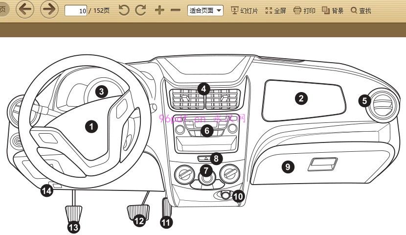 2012-2013 赛欧使用说明书 车主用户手册 仪表按键操作说明  两厢+三厢