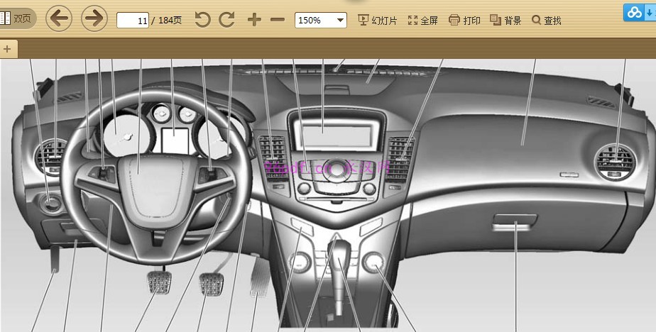 2013-2014 雪佛兰科鲁兹 使用说明书 车主用户手册仪表按键操作说明