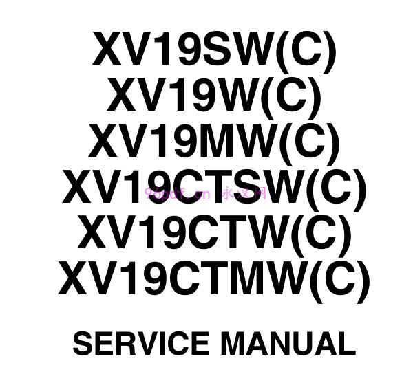 2007 雅马哈XV19 XV1900 原厂维修手册 含电路图线路图资料 (英文)里面英文可复制出来翻译的